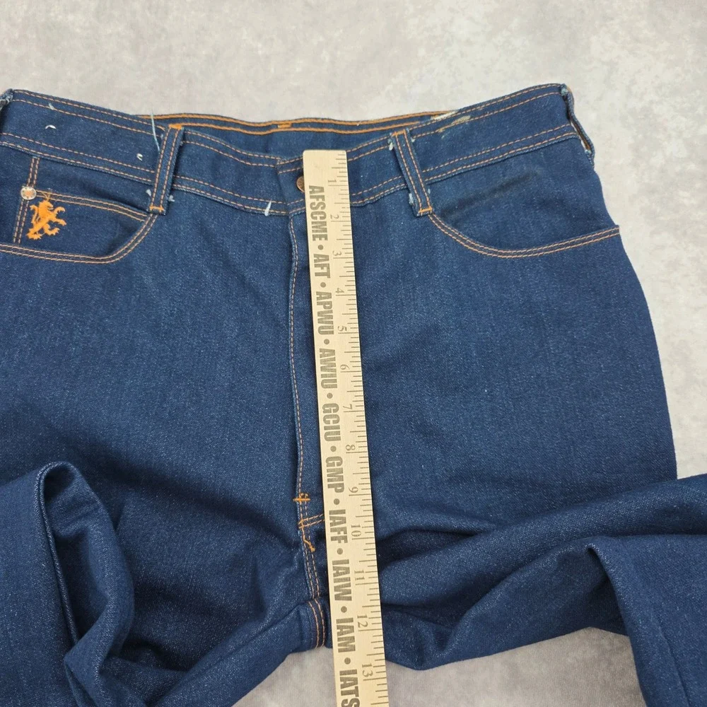 Vintage Braxton Stretch Designer Jeans Mens 32x31‎ Blue Straight Leg NWT 80s